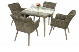 Kerti rattan szerelvény VICTORIA MINI 1 + 4