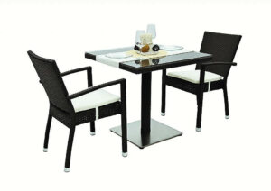 Garden rattan szerelvény GINA 1 + 2 (barna)