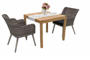 Teak kerti elrendezés VICTORIA QUATRO 1+2