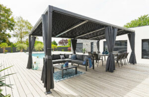 Kerti alumínium pavilon LUXURY 7