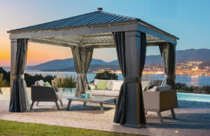 Kerti alumínium pavilon PREMIUM 3
