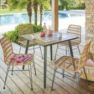 Kerti rattan szett SALSA MINI 1+4