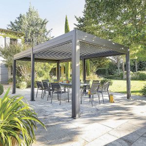 Kerti alumínium pavilon elektromos MEGAN 6x3