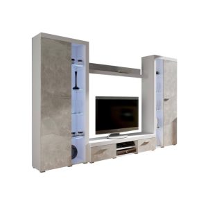 OLIMP XL Nappali fal (beton) LED világítás nélkül NOKA