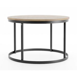OLO dohányzóasztal (sonoma tölgy / fekete) T-TABLE