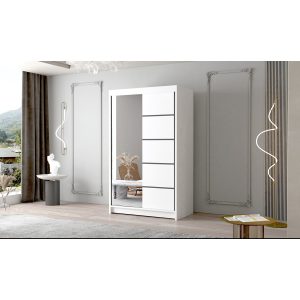 Nagy gardróbszekrény FADO III 120 cm Fehér ankon