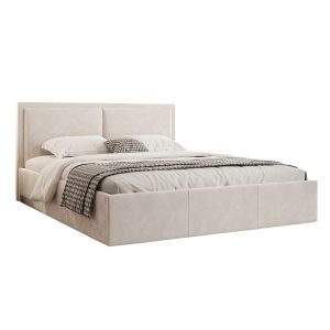 Kárpitozott ágy Soave II 140x200 cm. Krém TT-FURNITURE